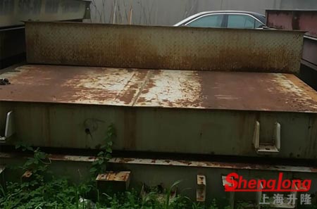 上海靜安江寧路10米兩節(jié)2手舊地磅